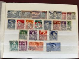 Pro Juventute Lot mit 6 Sätzen gest (R957)