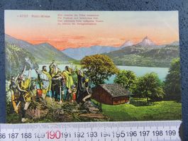 RÜTLI-WIESE RÜTLI-SCHWUR EIDGENOSSEN URI AK