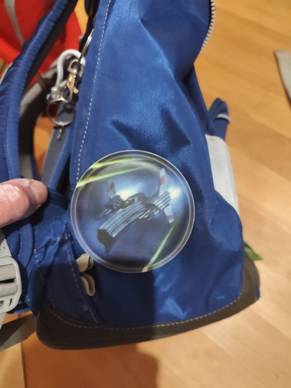 Ergobag Borse & Zaini: Ergobag Schulrucksack blau mit Weltraum-Kletties – Usato da Gutenswil venduto da kueni08 3