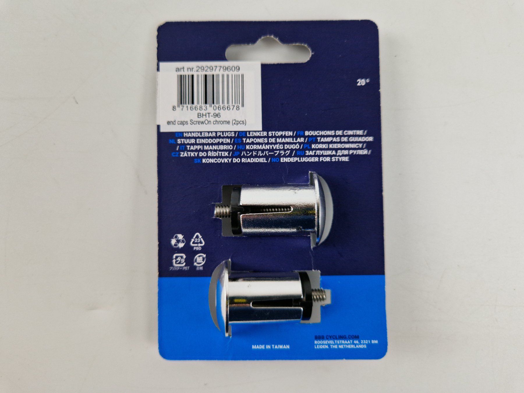BBB Cycling Pièces détachées: BBB ScrewOn BHT-96, Lenkerendkappen Silber – Neuf (Voir description) à Muhen par Restwert_Muhen 3