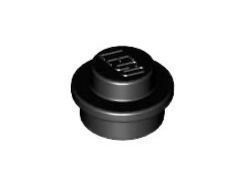 LEGO - 100x Black Plate Round 1x1 - 4073 - NEW