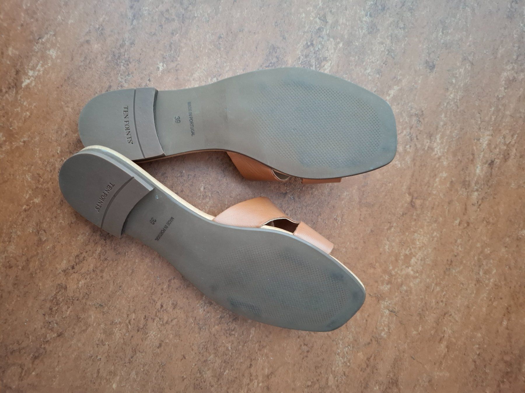 Scarpe da donna: TEN POINTS Sandalen /Slipper Grösse 39 neu – Nuovo (secondo la descrizione) da Grosswangen venduto da fesch01 3