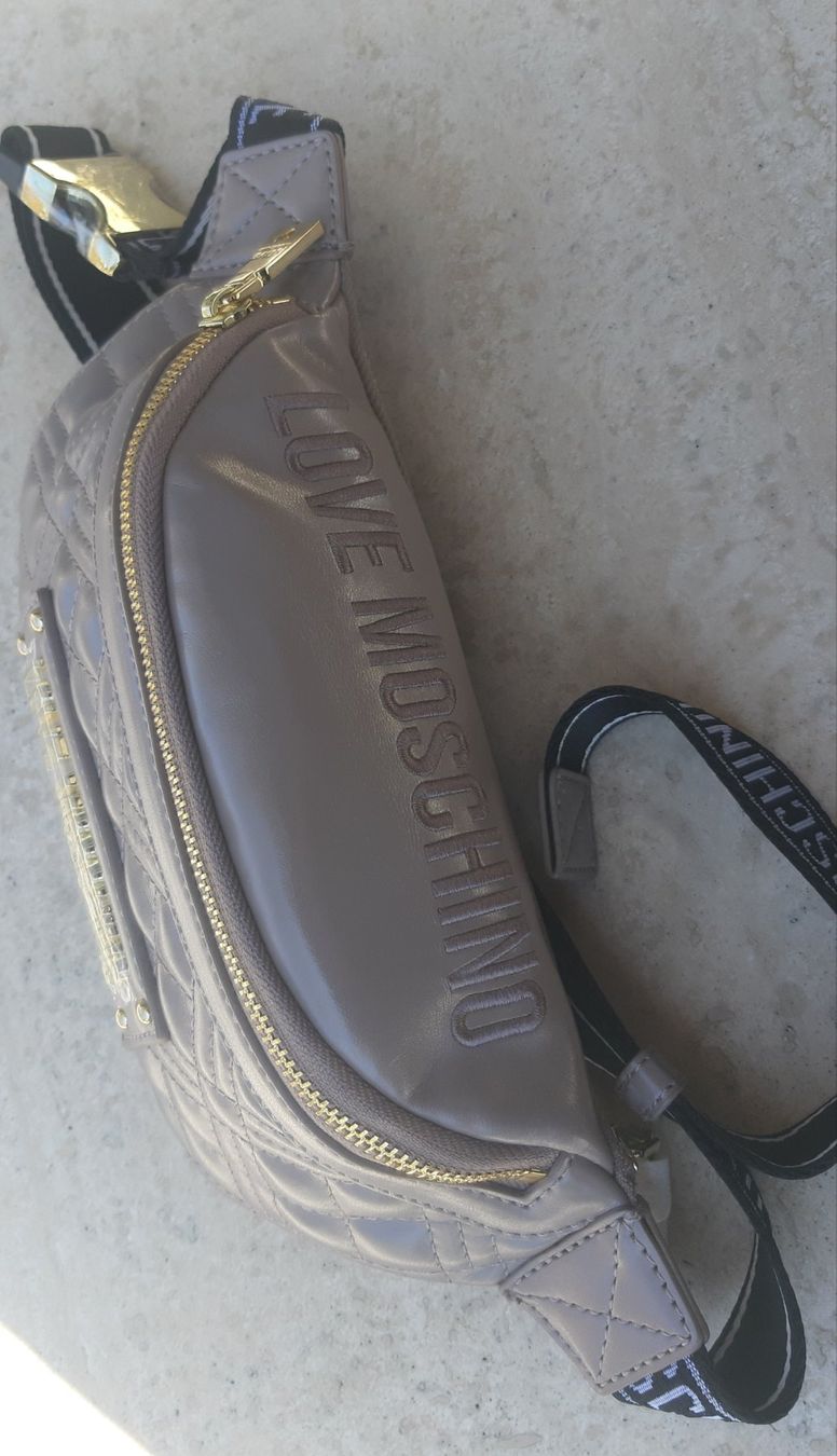 Moschino Borse da donna: MOSCHINO LOVE Tasche - taupe- – Nuovo e nell'imballaggio originale da Zürich venduto da Venecia25 2