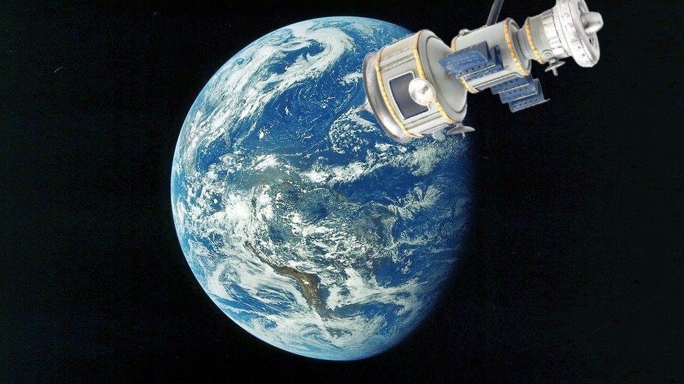 Tutte le decorazioni: Satellit aus Blech – Nuovo (secondo la descrizione) da Langendorf venduto da Blechfahrzeuge 2
