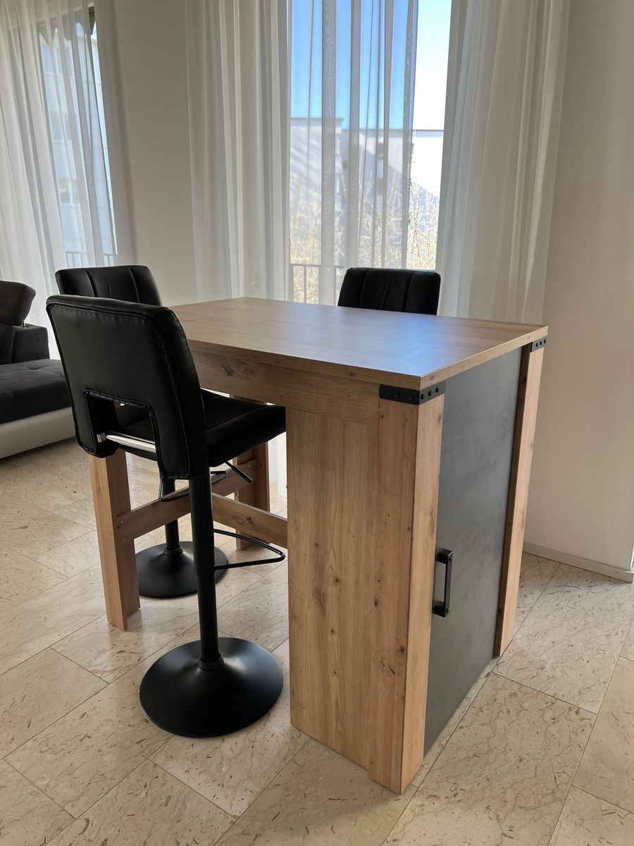 Tischset: Bartisch mit 3 Hocker – Neu (gemäss Beschreibung) aus Wetzikon ZH von mk1905 1