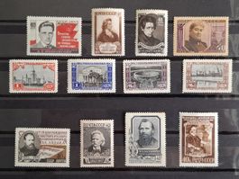 UdSSR 1955 - 1957. Postfrisch.