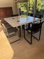 Roche Bobois Marmortisch und 6 Stühle