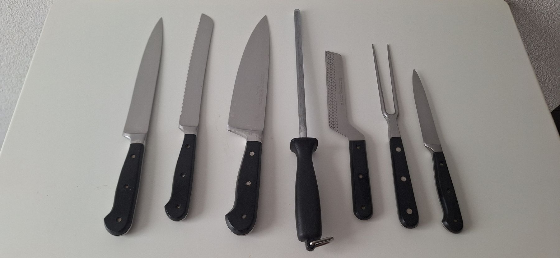 Wüsthof Coltelli: Kitchen Knife Set 7 Pieces Wüsthof Good Condition – Usato da Hofstetten SO venduto da morgana71