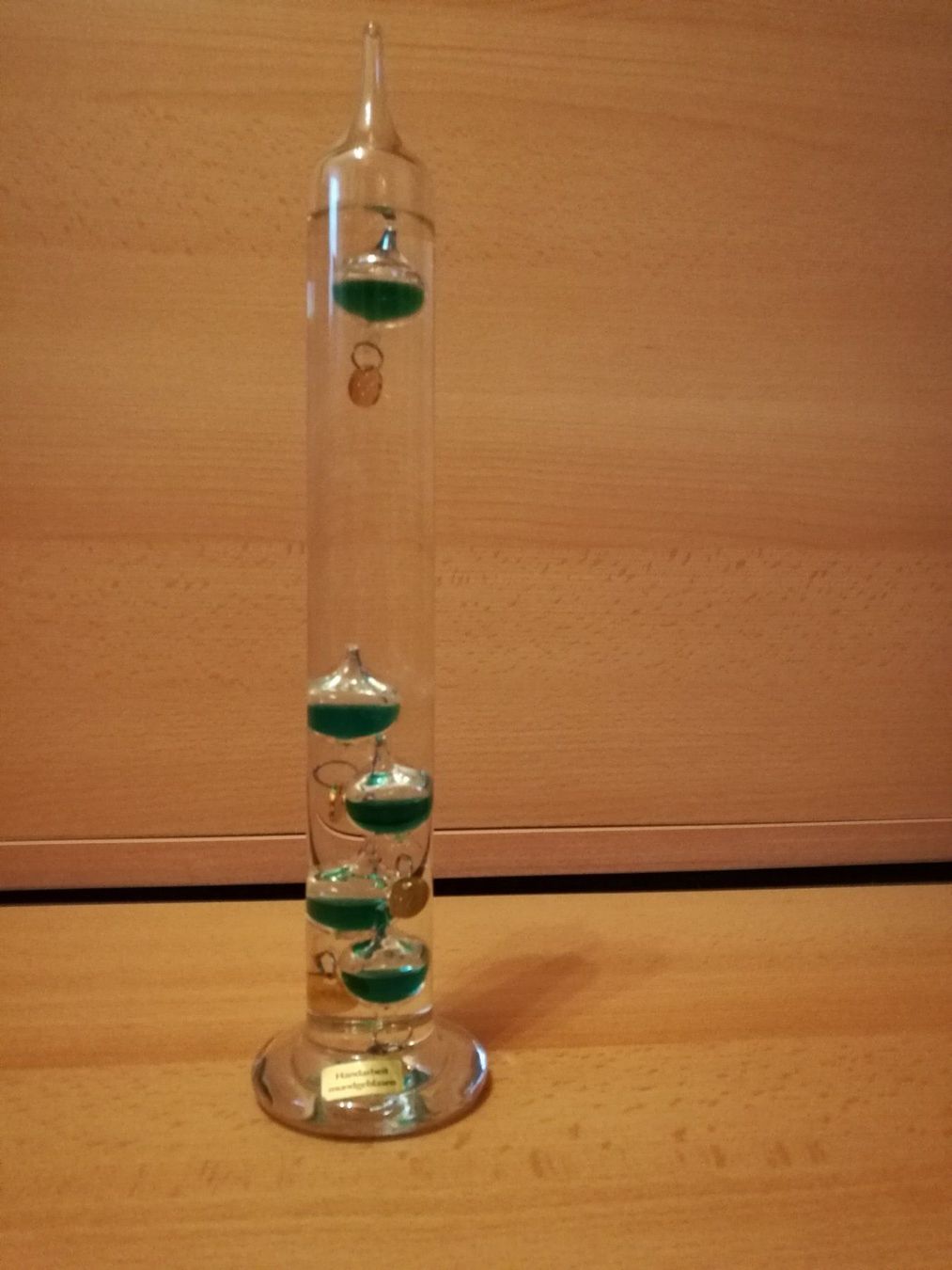 Sonstiges für Haushalt & Wohnen: Muranoglas Flüssigkeitsthermometer Galileo Galilei – Neu (gemäss Beschreibung) aus Horn von sonjamenzi 2