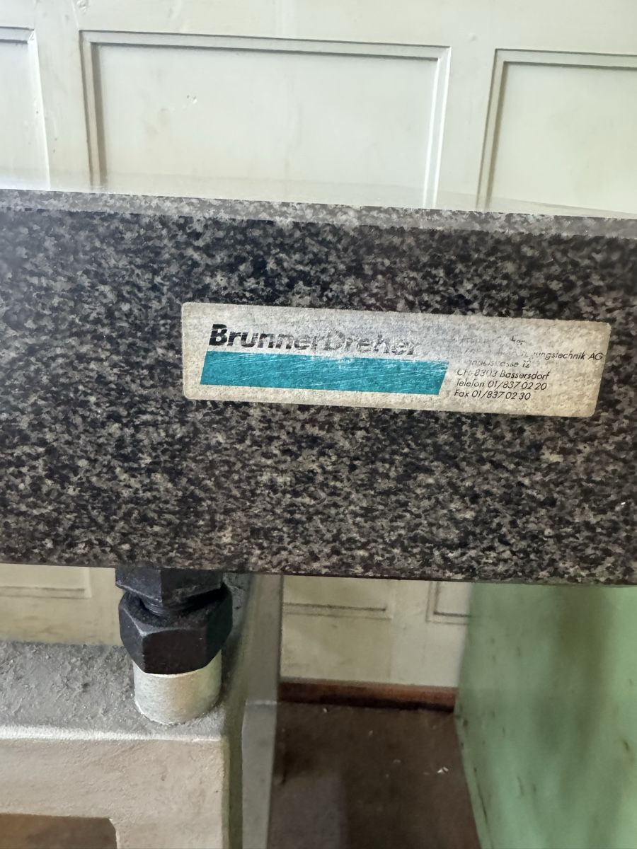 Messen: Table de mesure Planolith Granit 876/3 avec support – Gebraucht aus Aarberg von SNMachines 5