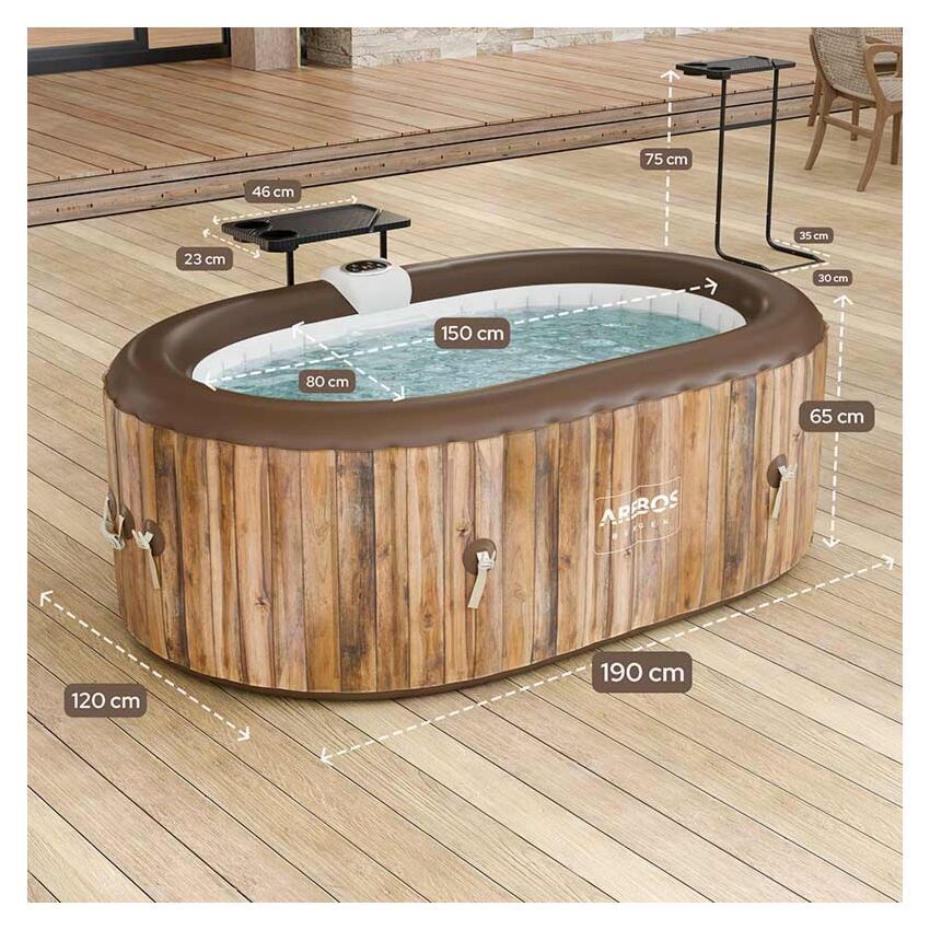 Whirlpool: Spa Pool Bergen oval 2400W – Nuovo (secondo la descrizione) da Nebikon venduto da warendiscount 5