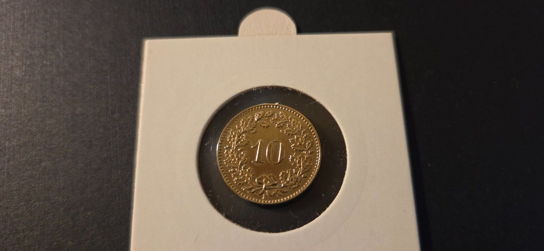 Tutti le monete: 10 Rappen 1919 Messing – Usato da Rütschelen venduto da Urmel16 1