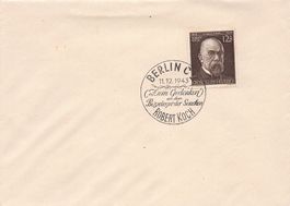 Berlin, Gedenken an Robert Koch, Bezwinger der Seuchen, 1943