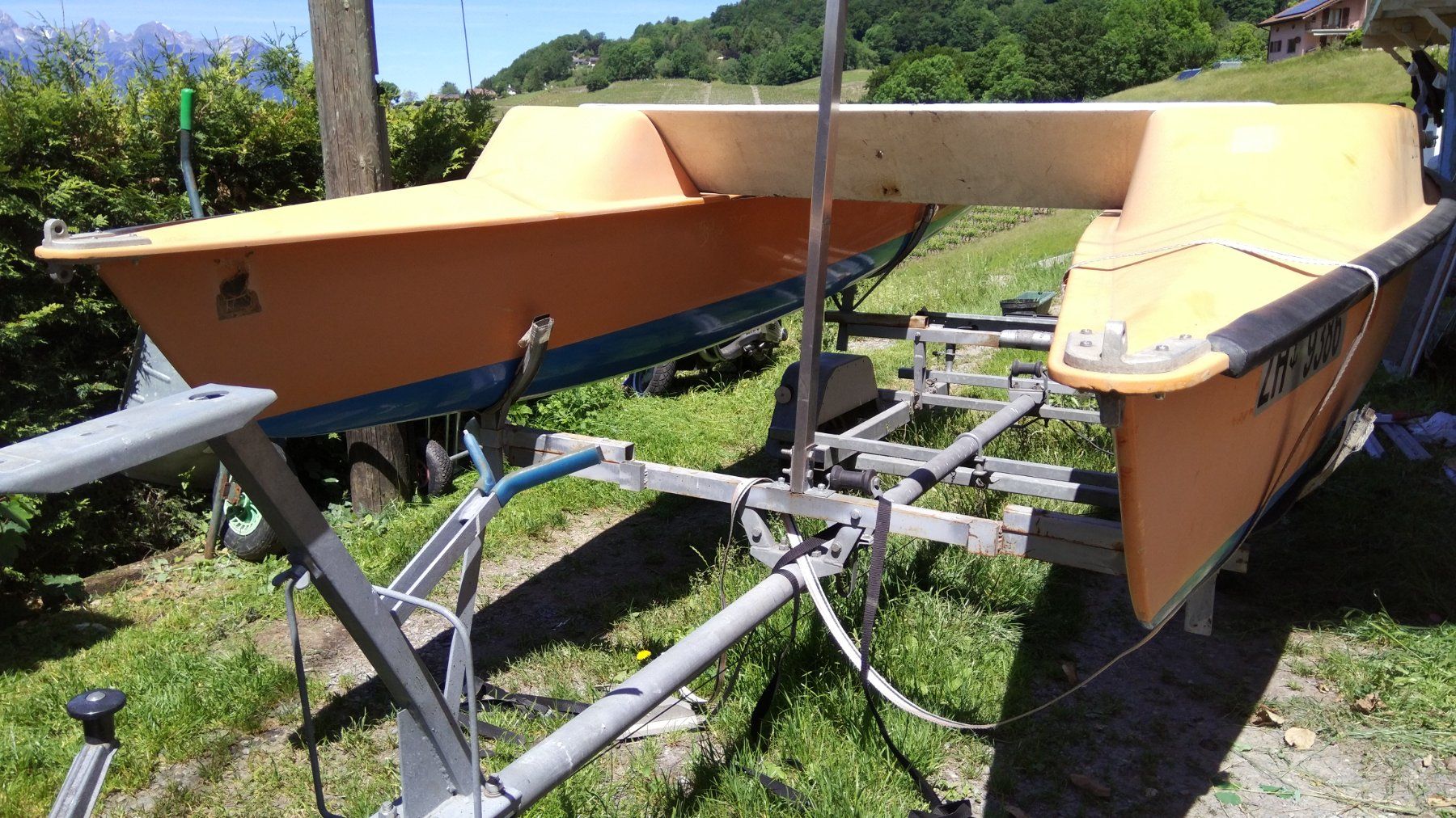 Barche: Catamaran d'aventure avec remorque routière – Usato da Petit-Lancy venduto da saillord 5