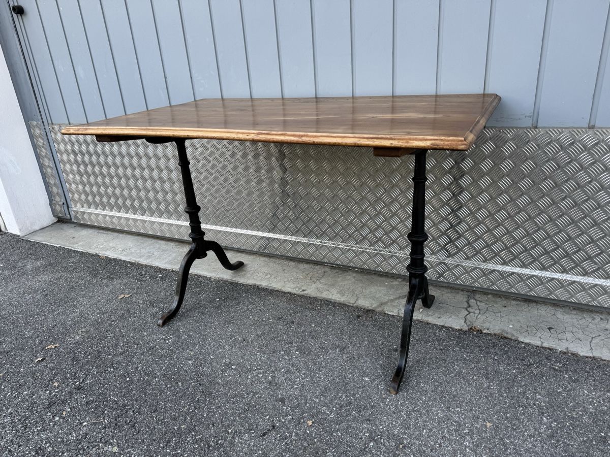 Tavoli: Vintage table bistrot Antick bistrotisch – Usato da GRAND - LANCY venduto da petitpain67 1