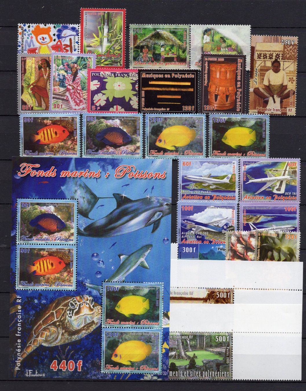 Alle Briefmarken: R5860  /  Polynésie 2004 neufs XX – Neu (gemäss Beschreibung) aus Ste-Croix von MONT-TAGNAC