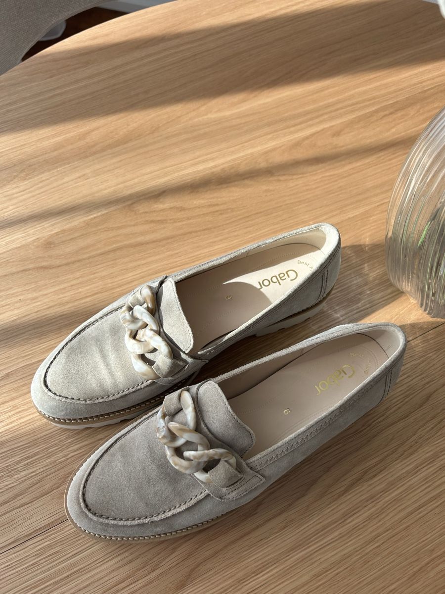 Gabor Damenschuhe: Gabor Loafer beige Kette  – Gebraucht aus Chur von faja7000 2