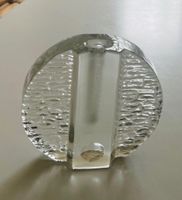 Walther Glas Vase Blockvase rund Design Heiner Düsterhaus