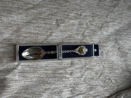 Souvenir Löffel Silber mit Bildmotiv