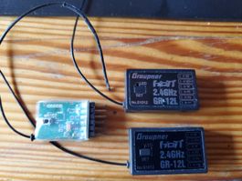 3x Gr-12L Hott 2,4GHz Empfänger 