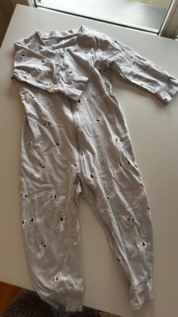 Dog Print Baby Sleepsuit - Size 98