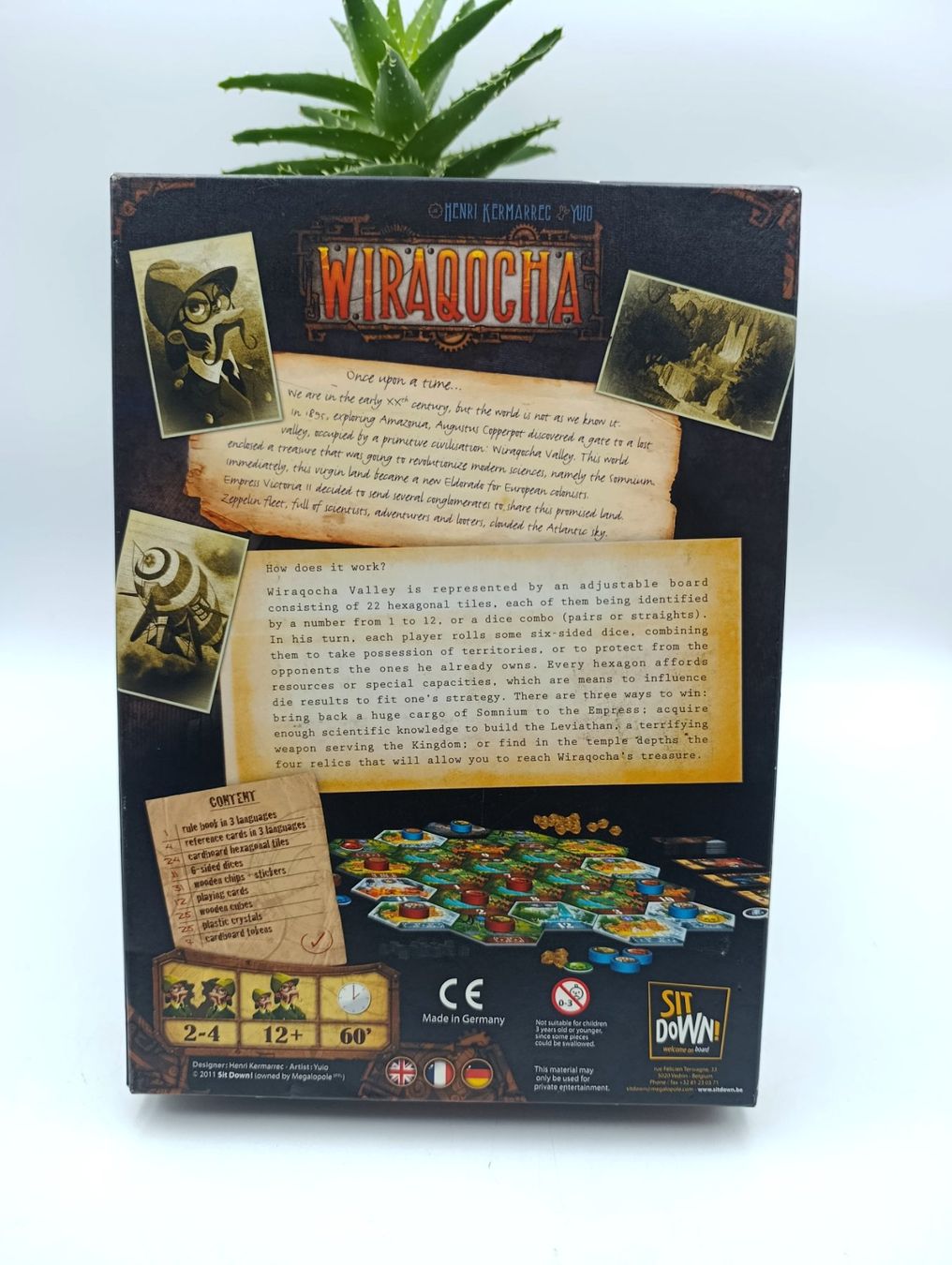 Spiele: Brettspiel WIRAQOCHA, sit down – Gebraucht aus Wil SG von Donaldus 1