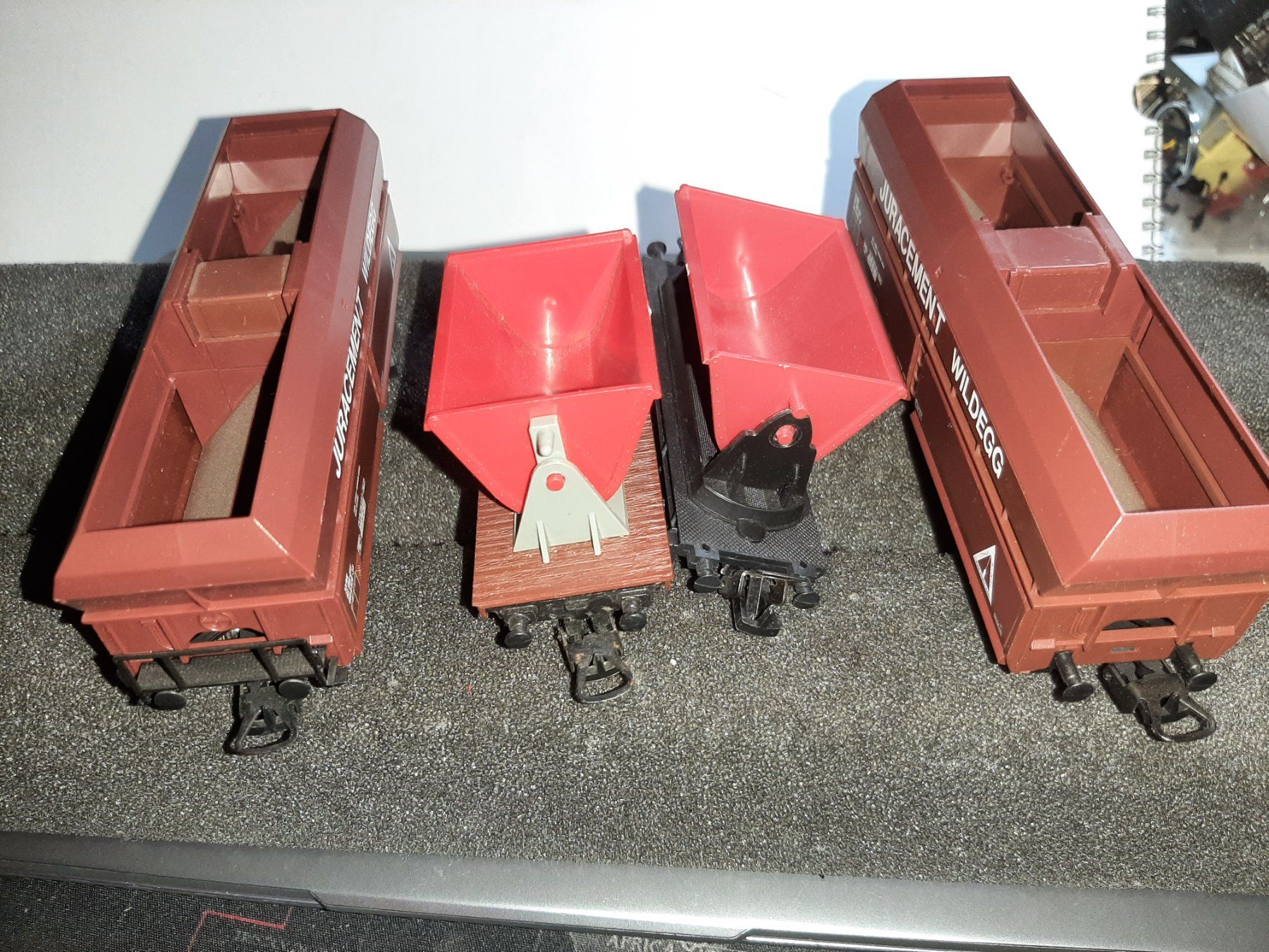 Lima Modellini di ferrovie: LOT DE 4 WAGONS MARCHANDISE LIMA REF.53 – Usato da Avully venduto da RIVALIS 3
