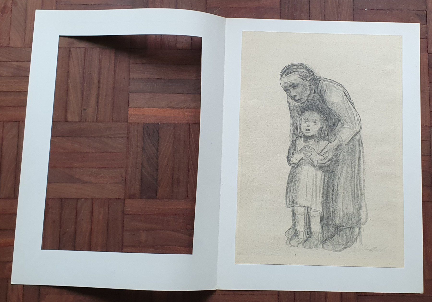 Poster & Bilder: Käthe Kollwitz,Zwei Zink- oder Strichätzung,Lichtdruck – Gebraucht aus Kreuzlingen von Rschweiz1 5