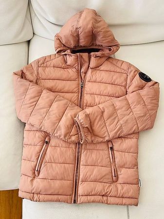 piumino napapiri rosa 