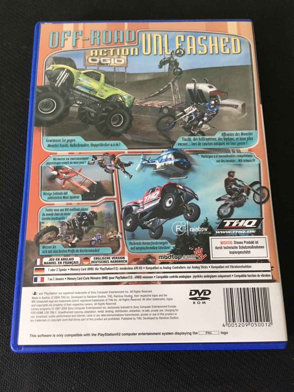 Sony Giochi: MX Unleashed für PS2 / Playstation 2 – Usato da St.Gallen venduto da Punktchen01 1
