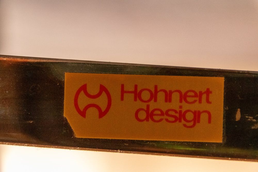 Tables: Hohnert Design Couchtisch - Metallgestell mit Glasplatte – D'occasion à Sempach Station par Semion 4