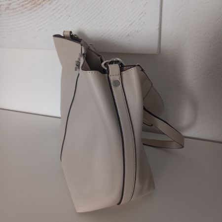 Beige Handtasche