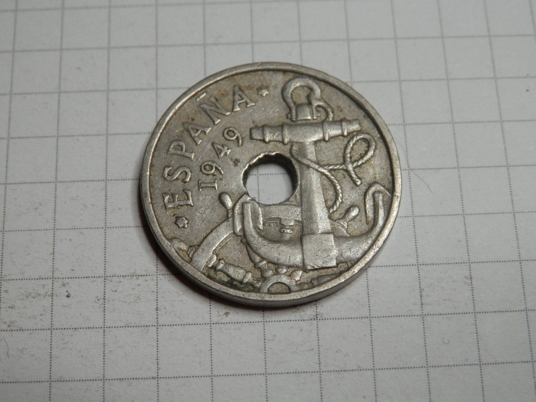 Tutti le monete: Spanien 50 Centimos, 1949 – Usato da Weiach venduto da weiach81 1