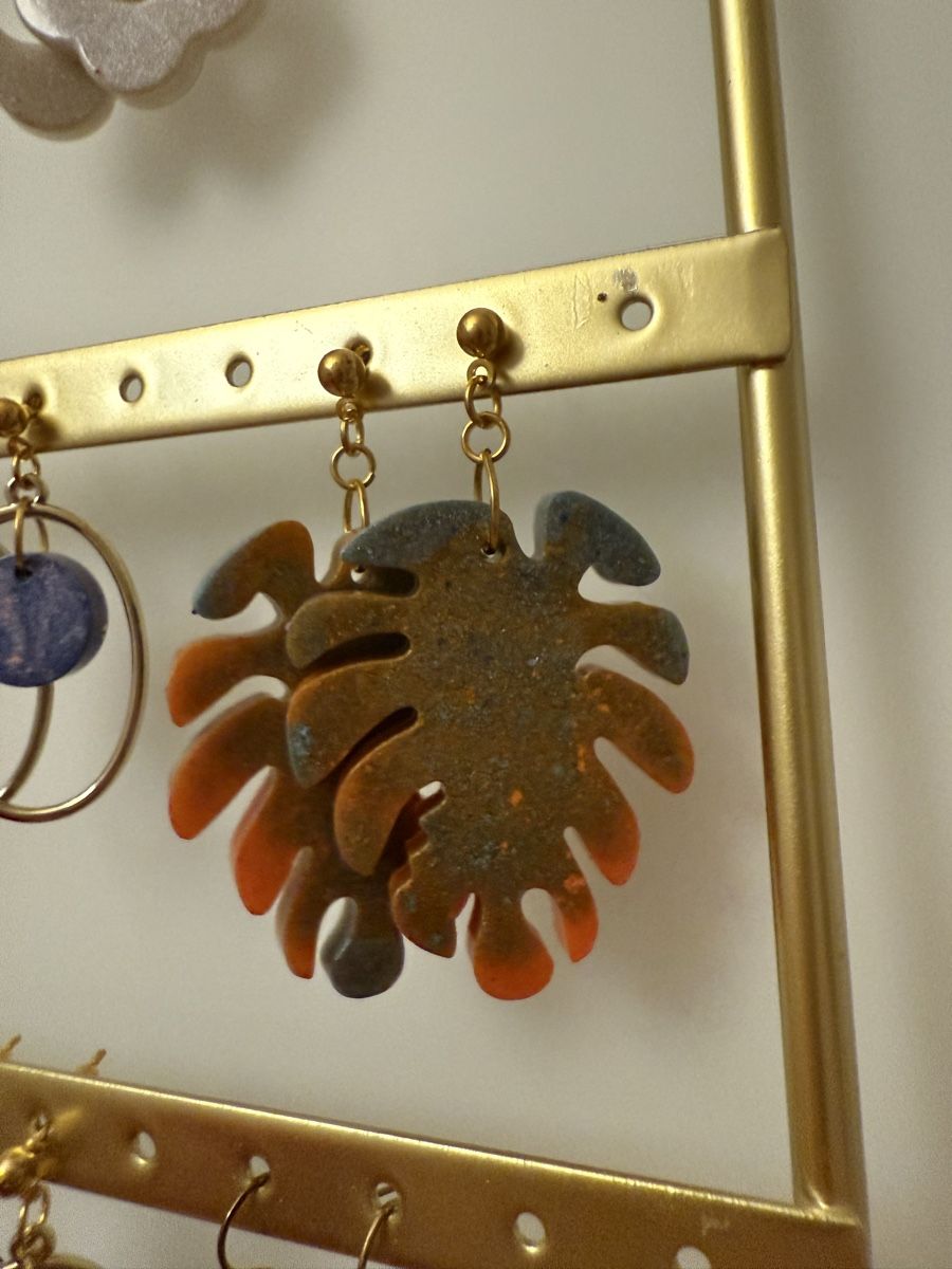 Orecchini pendenti & Orecchini a lobo: Handgemachte Ohrringe aus Resin – Nuovo e nell'imballaggio originale da Dübendorf venduto da Carlavega6 2