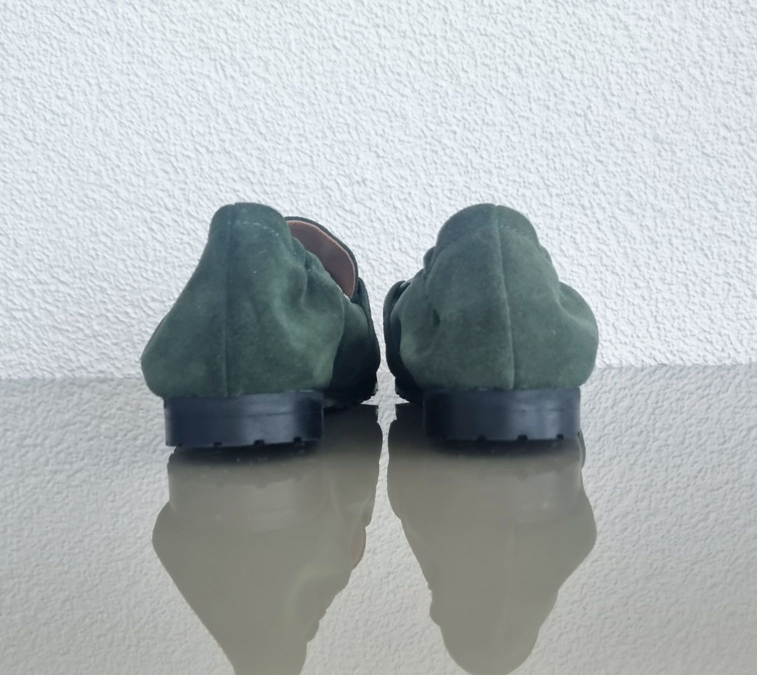Damenschuhe: Mokassin 37 grün gidigio Wildleder – Neu und originalverpackt aus Untereggen von cla_kb2w 4