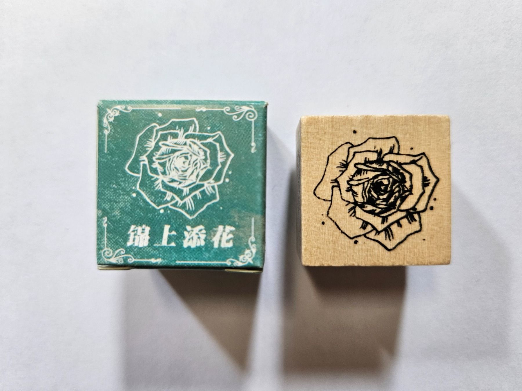 Timbri: Holzstempel Nr.855, Blume, Rose – Nuovo e nell'imballaggio originale da Gretzenbach venduto da Fliegepilz56