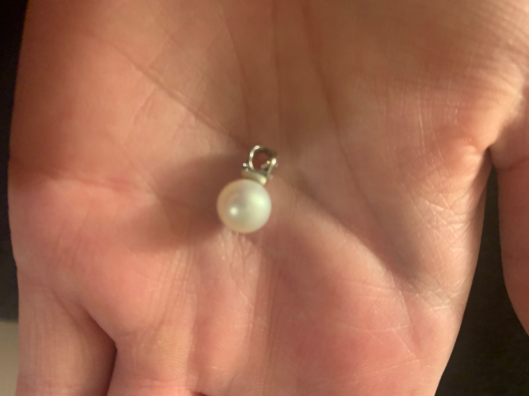 Ciondoli: Pendentif perle diamant or blanc 9ct – Nuovo (secondo la descrizione) da Sion venduto da DayJenn 2