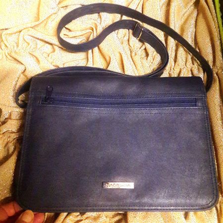 Handtasche Duncan Brown blau