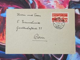 CL31 Enveloppe + Timbre Suisse 1937