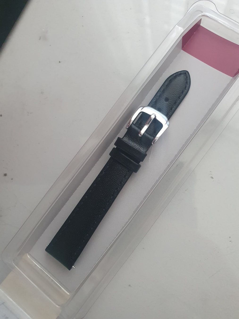 Bracciali & Braccialetti: Uhrenarmband Echtleder 14mm schwarz – Nuovo e nell'imballaggio originale da Zürich venduto da Alibaba1234 3