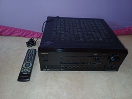 Onkyo TX-DS595 AV-Receiver, Top Zustand, Schwarz, CH-Stecker