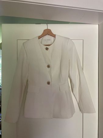 weisser Blazer von Zara, Grösse S