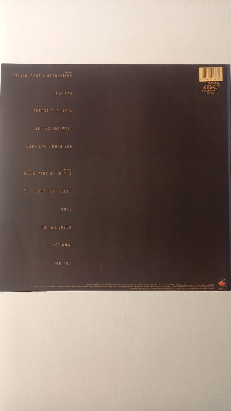 Dischi in vinile: Tracy Chapman LP Schallplatte – Usato da St. Gallen venduto da Bir_Rer 1