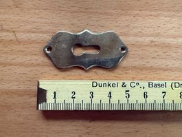Schlossschild aus Messing