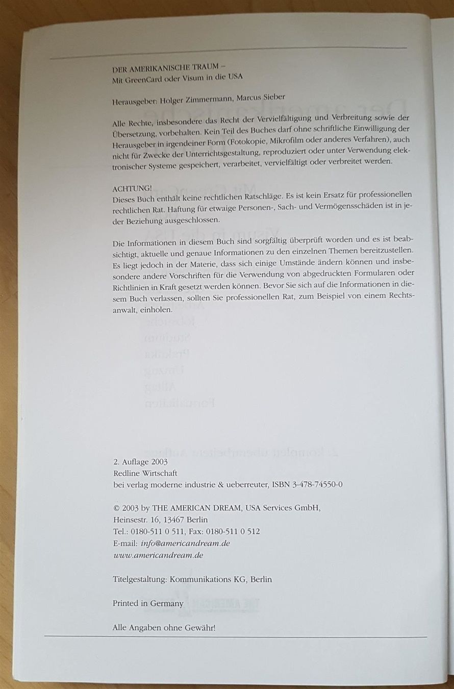 Libri: DER AMERIKANISCHE TRAUM – Usato da Jona venduto da Zauberstatt 1