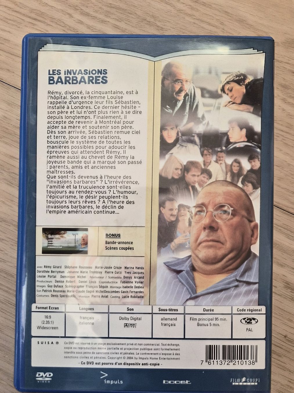 Tutti i DVDs: DVD Les Invasions Barbares - Édition primée – Usato da La Joux FR venduto da car_ck96 2