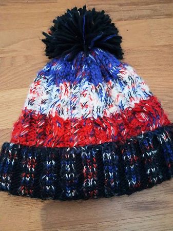 Flauschige Wintermütze für Kinder.