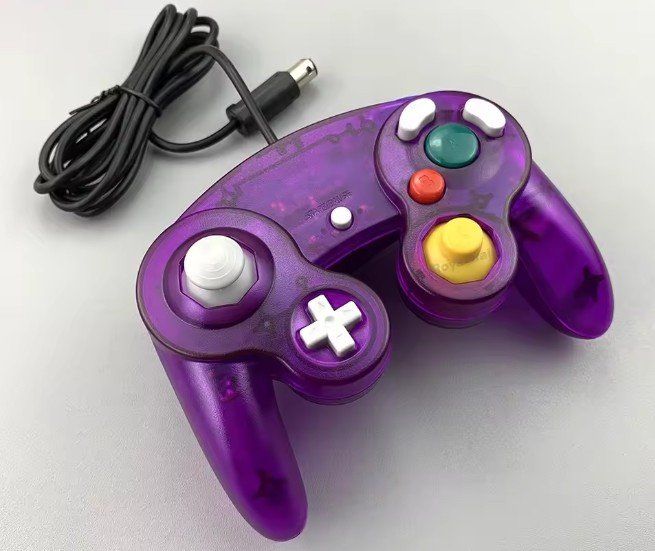 Controller: Game Cube Controller Joypad clear purple violett NEUWARE GCN – Nuovo (secondo la descrizione) da Goldau venduto da agestuffer