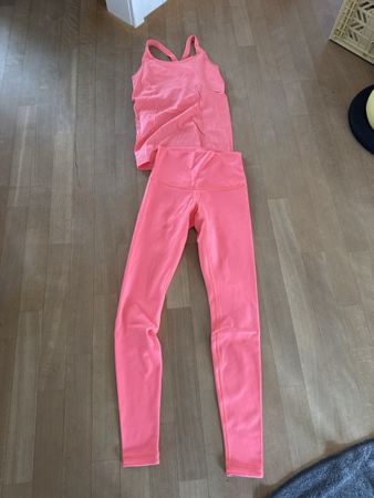 Lululemon Set, Top und Hose, pink, Sommer-Hit!