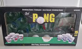 Shot Pong Trinkspiel für lustige Party Abende Neu !